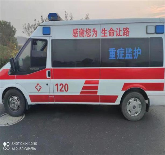 横栏镇救护车出租服务案例3